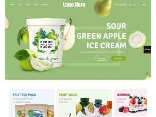 Organic Products Website Design Template