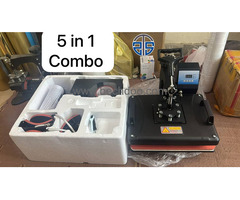 5 In 1 Sublimation Heat Press Machine & Badge Machine