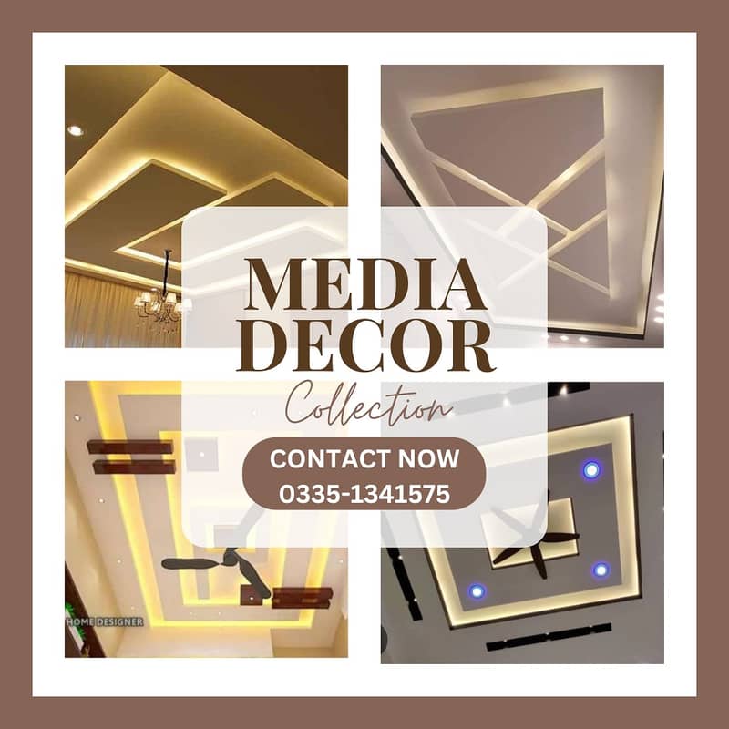 False Ceiling | Media Wall | Kitchen | Glass Work