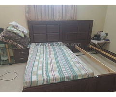 2 Single Beds, 1 Dressing Table, 1 Side Table, Almari.