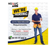 Cctv Technician/installer/helper/experienced Cctv Technicians/job/